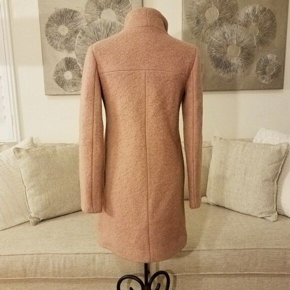 Kenneth Cole Assymetrical Bouclé Walker Coat - Picture 6 of 6